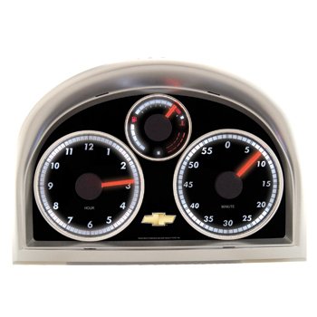 Lighted Chevrolet Dashboard Desk Clock