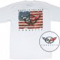 C5 Corvette "Born In The USA" White T-Shirt - L