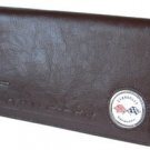 Corvette C1 Checkbook Cover - Brown Leather