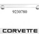 C4 Corvette Engraved License Plate Frame
