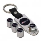 Z06 Corvette Logo Valve Stem Cap - Chrome - Gift Set