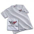 C5 Corvette Gray Ash Silk Screened T-Shirt - XL