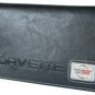 Corvette C4 Checkbook Cover - Black Leather