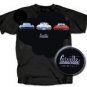 C2 Corvette Sting Ray on Black T-Shirt - L