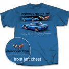 C5 Corvette "Setting the Standard..." Blue T-Shirt - XL