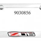 C6 Z06 Corvette Engraved License Plate Frame