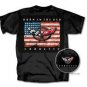 C5 Corvette "Born In The USA" Black T-Shirt - 2XL