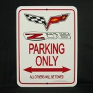 C6 Z06 2005 - Present Corvette Parking Only Sign