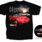 C4 Corvette "C4 Explosive" Black T-Shirt - XL