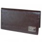 Corvette C6 Checkbook Cover - Brown Leather