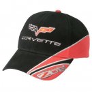 C6 Z06 Corvette Black and Red Hat