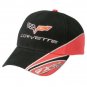 C6 Z06 Corvette Black and Red Hat