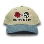 C3 Corvette Blue & Khaki Low Profile Brushed Twill Hat
