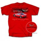 C5 Corvette "Setting the Standard..." Red T-Shirt - XL
