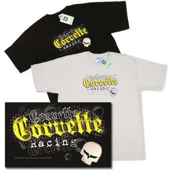 Jake Corvette Racing Embroidered T-Shirt - XL