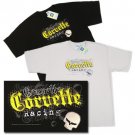 Jake Corvette Racing Embroidered T-Shirt - XL