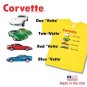 Children's "One Vette, Two Vette" Yellow T-Shirt - 2-4