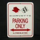 C3 1968-1972 Corvette Parking Only Sign