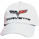 C6 Corvette Bone Low Profile Brushed Twill Hat