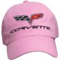 C6 Corvette Pink Low Profile Brushed Twill Hat