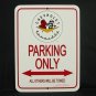 C1 1953-1962 Corvette Parking Only Sign