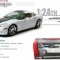 C6 2009 Corvette Arctic White with Black Stripe 1:24 Diecast