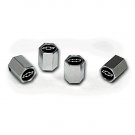 Chevy Silver Bowtie Logo Valve Stem Caps - (Set of 4)
