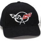 C5 Corvette Black Low Profile Brushed Twill Hat