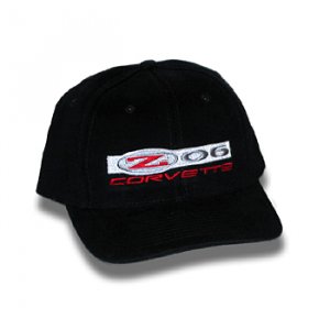 C5 Corvette Z06 Black Cotton Twill Low Profile Hat