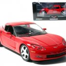 C6 2005 Victory Red Corvette Coupe 1:24 Diecast