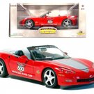 2005 Indy 500 Red and Silver C6 Corvette Conv. 1:24 Diecast