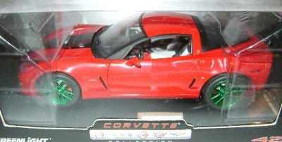 2008 Corvette 427 L.E. Z06 Green Machine 1:24 Diecast