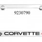 C3 Corvette Engraved License Plate Frame