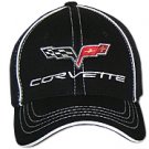 C6 Corvette Black Flex Fit Hat
