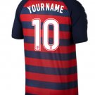 USA Home CUSTOMISE NAME NUMBER 2017 Men Soccer Jersey Football Shirt Gold Cup