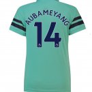 Arsenal Third #14 AUBAMEYANG 2018-19 Men Soccer Jersey Football Shirt New