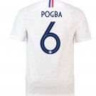 France Away #6 POGBA World Cup 2018 Men Soccer Jersey Football Shirt Stadium New