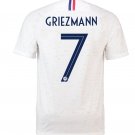France Away #7 GRIEZMANN World Cup 2018 Men Soccer Jersey Football Shirt Stadium