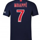 PSG Home 7 MBAPPE 2018-19 Men Soccer Jersey Football Shirt New Stadium