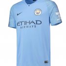Manchester City Home 2018-19 Men Soccer Jersey Football Shirt New Stadium