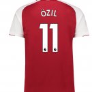 Arsenal Home #11 OZIL 2017-18 Men Soccer Jersey Football Shirt New