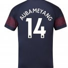 Arsenal Away #14 AUBAMEYANG 2018-19 Men Soccer Jersey Football Shirt New Stadium
