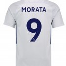 Chelsea Away #9 MORATA 2017-18 Men Soccer Jersey Football Shirt New Stadium