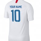 USA Home CUSTOMISE NAME NUMBER 2018-19 Men Soccer Jersey Football Shirt New