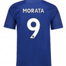 Chelsea Home #9 MORATA 2017-18 Men Soccer Jersey Football Shirt New Stadium