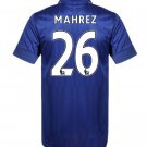 Leicester City #26 MAHREZ 2016-17 Home Men Soccer Jersey Football Shirt New
