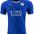 Leicester City 2015-16 Home Men Soccer Jersey Football Shirt New Season