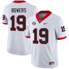 Georgia Bulldogs #19 Brock Bowers White Stitched jersey