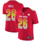 Pittsburgh Steelers #26 Le'Veon Bell Red Men's Limited AFC 2018 Pro Bowl Jersey