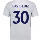 Chelsea Away #30 DAVID LUIZ 2017-18 Men Soccer Jersey Football Shirt New Stadium